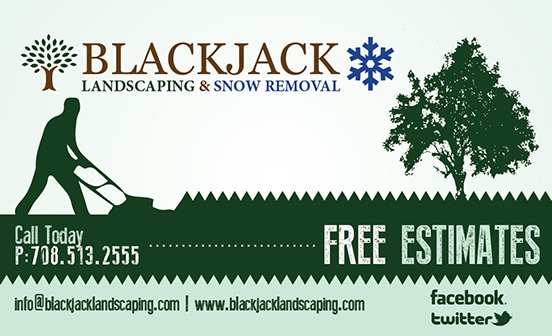 BlackJack Landscaping Business Cards