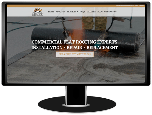 Crown Roofing & Masonry Website
