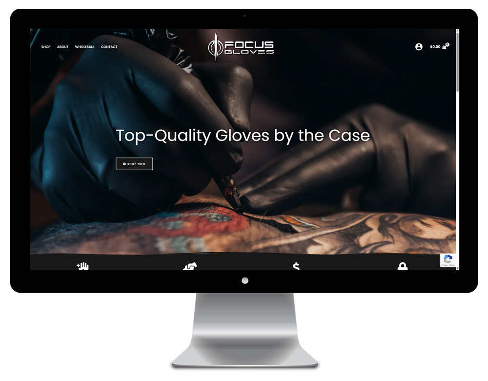 Focus Gloves Website