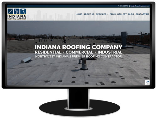 Indiana Roofing Company Website
