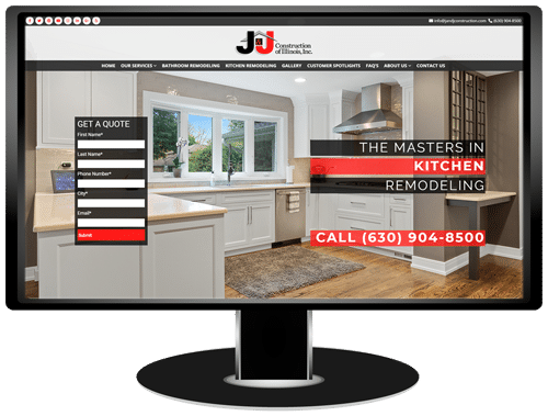 J&J Construction Website