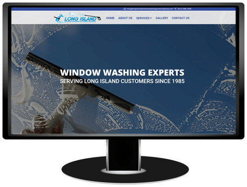 Long Island Window Washing and Power Washing Website