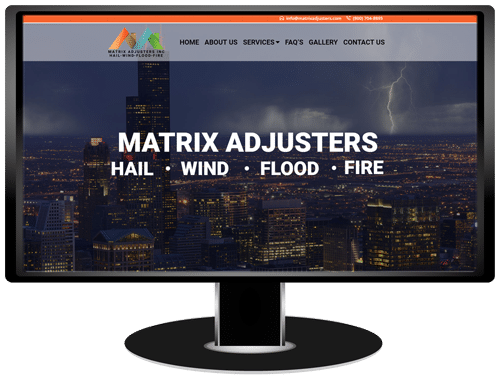 Matrix Adjusters Website