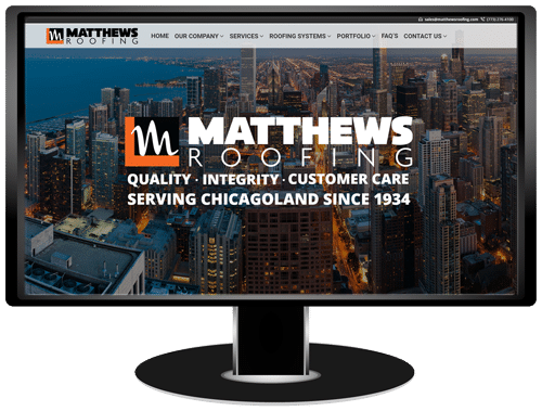 Matthews Roofing Website