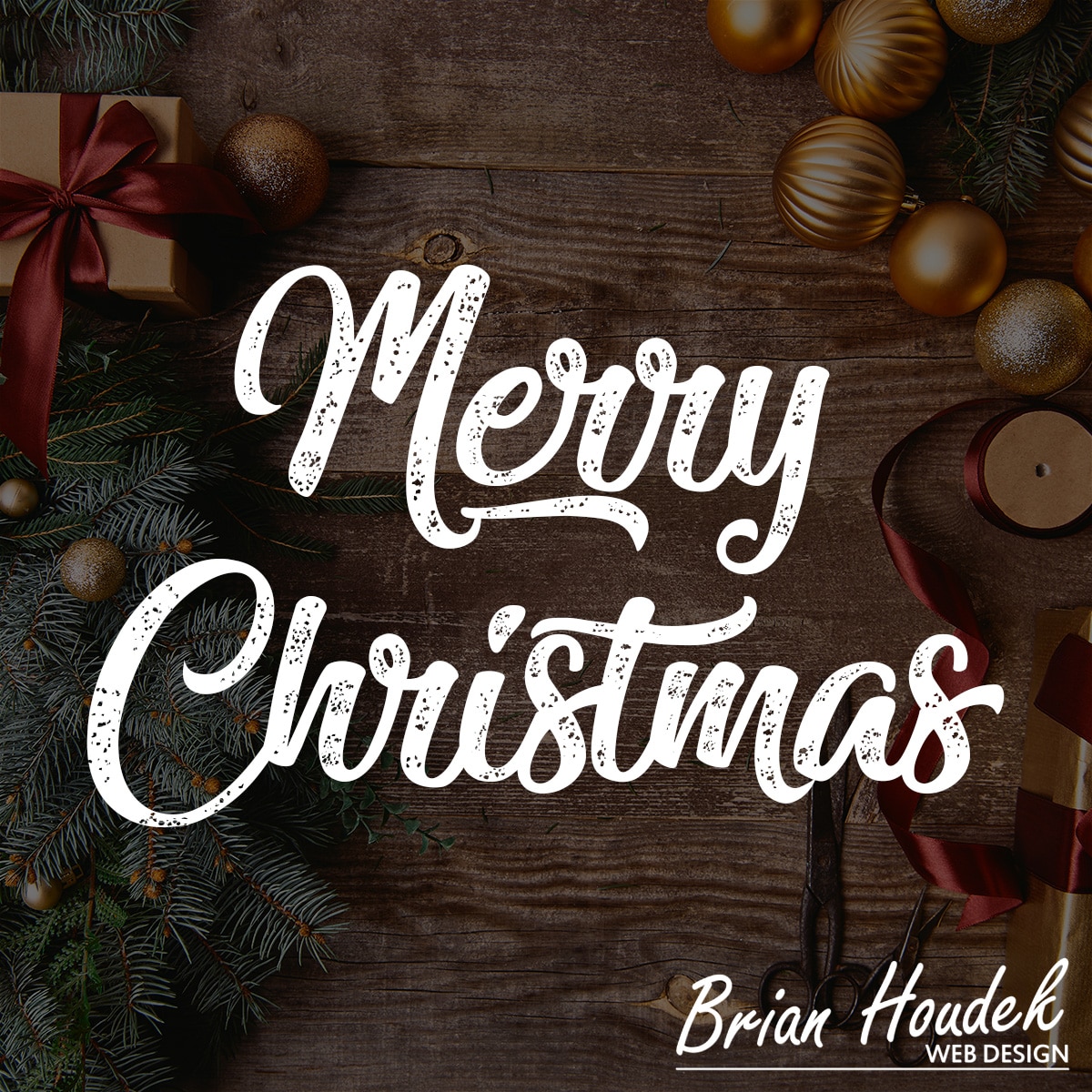 Merry Christmas from Brian Houdek Web Design