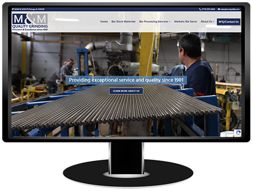 M&M Quality Grinding Website