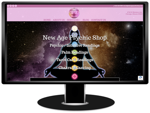 New Age Psychic Shop Website