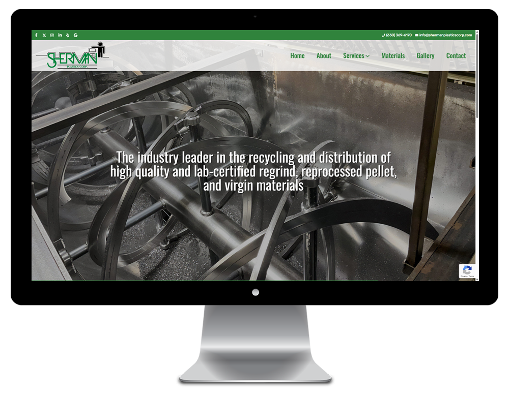 Sherman Plastics Website