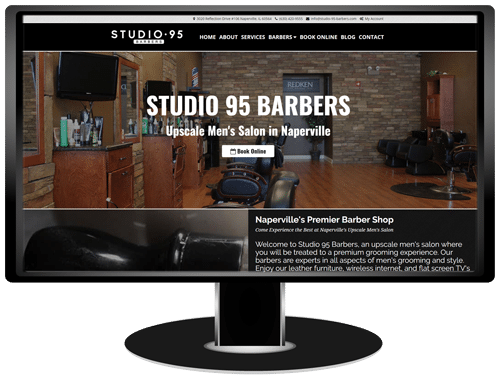Studio 95 Barbers Website