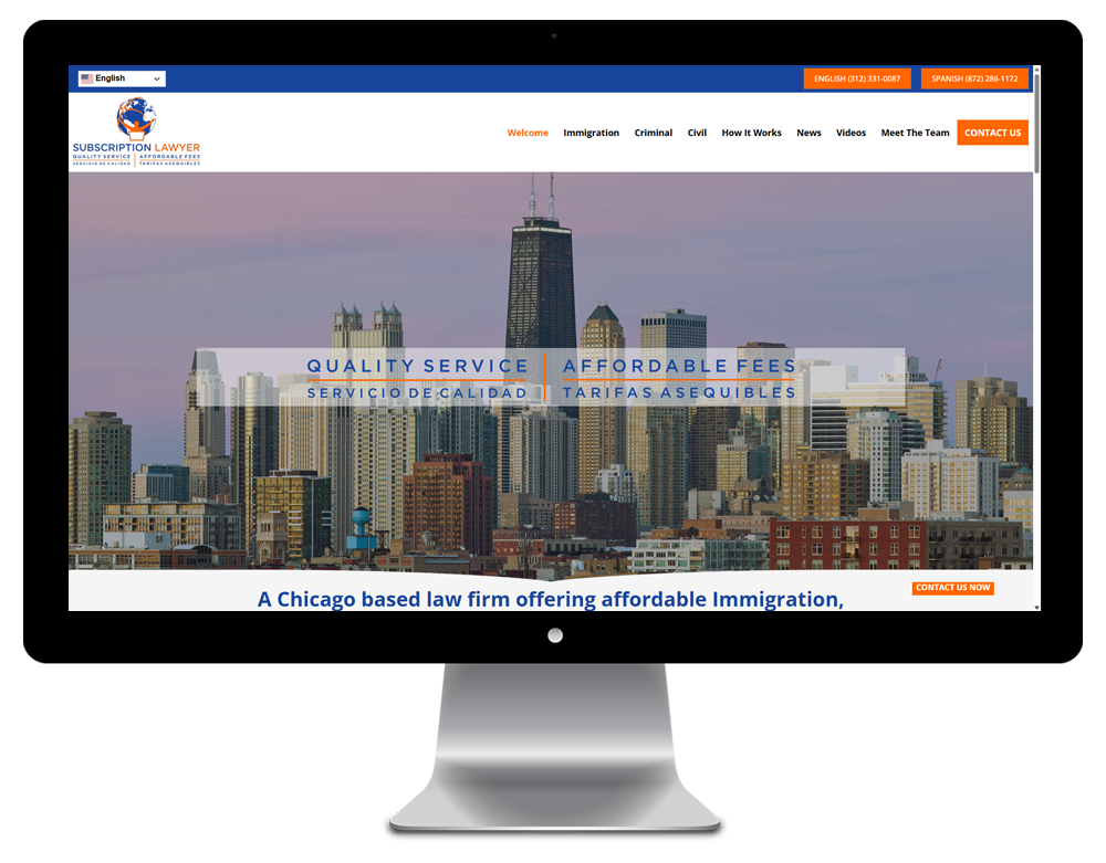 Subscription Lawyer Website