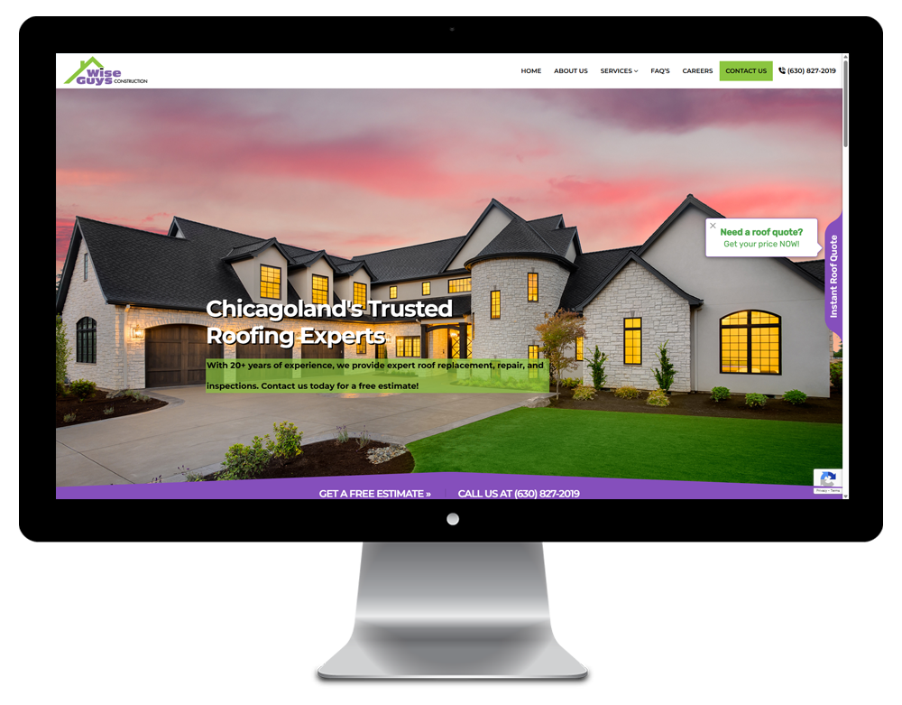 Wise Guys Construction Website