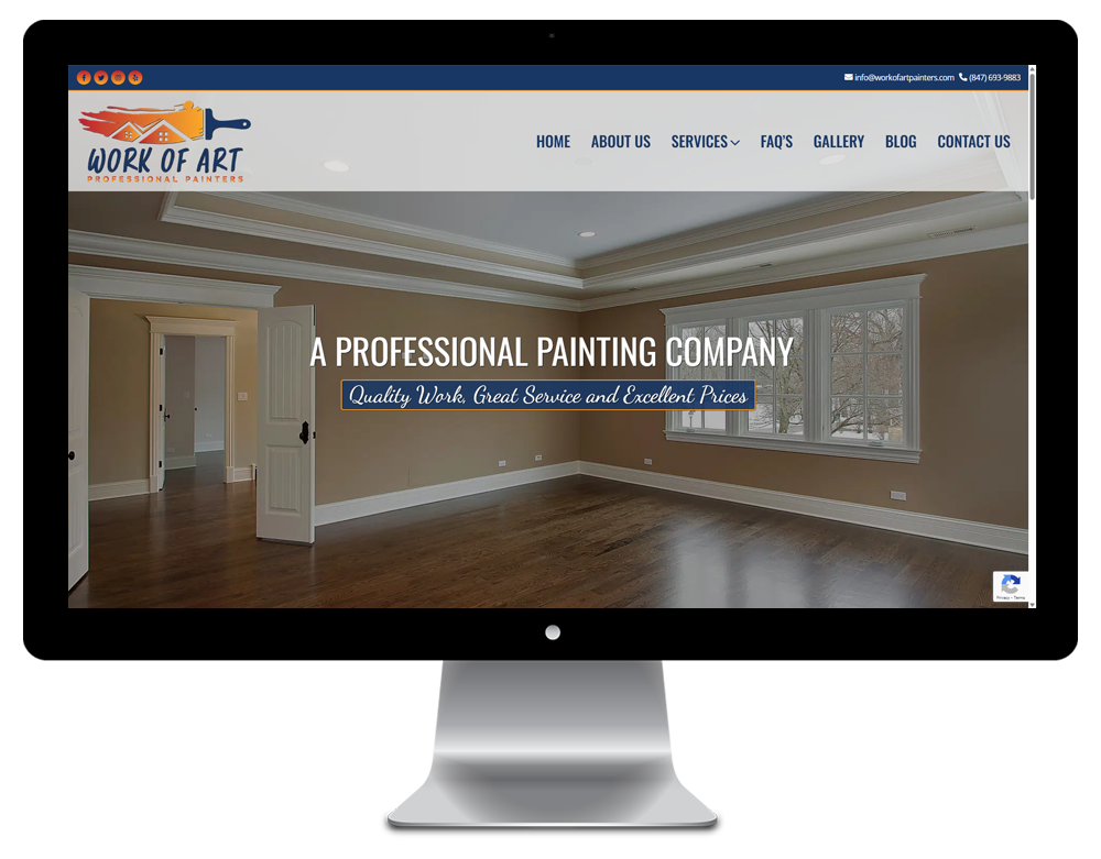 Work of Art Painters Website